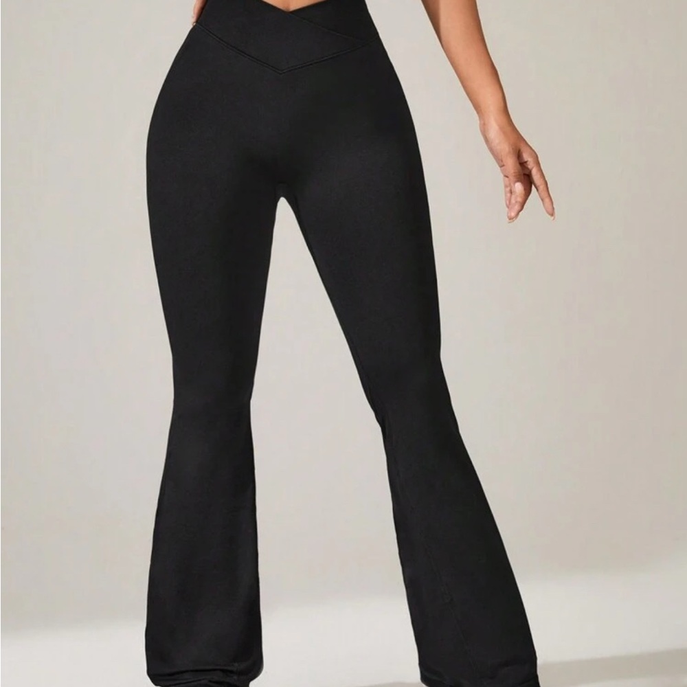 Women's Black Flared Pants